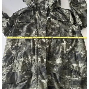 Eddie Bauer Women’s L Hooded Adventurer Hiking Parka Jacket Camouflage Vented thumbnail 6