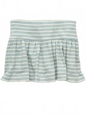 AE Striped Knit Mini Skort American Eagle NWT Gray Snow Green Size Small thumbnail 5