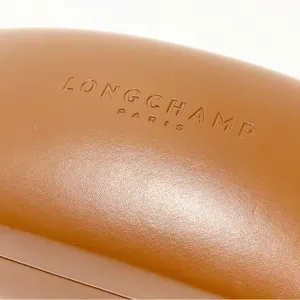 Longchamp Sunglasses Case Only Clamshell Brown Hardcase‎ Large thumbnail 2
