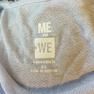 Me to We Pac Sun Size XS Women's Teen Girl Baby Blue Shirt thumbnail 4