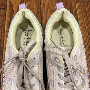 Nicole Miller New York Brita‎ Woven Rainbow Pastel Platform Sneakers Womens 10 thumbnail 8