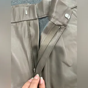 Zara High Waist Tan Shorts Size L thumbnail 5