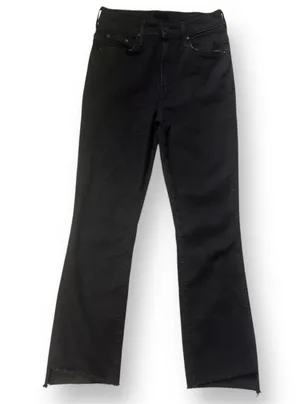MOTHER The Insider Crop Step Fray Jeans in Not Guilty thumbnail 4