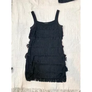 Express small fringe flapper cocktail mini dress costume D2 3426 thumbnail 7