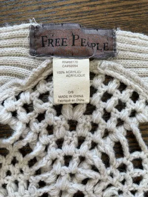 Free People Crochet Knit Shrug thumbnail 2