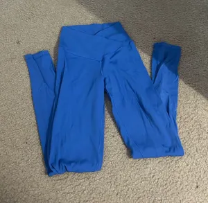aerie Blue Crossover Leggings thumbnail 1
