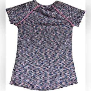 Velocity Athletic V Neck Top Pink Size L thumbnail 3