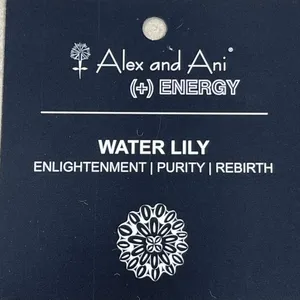 Alex and Ani Water Lily Charm Bracelet - NWT thumbnail 4
