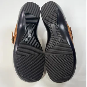 Vionic Orthotic Leather Clog Mules‎ Women's 7 EU 38 Tan Cognac Adjustable Buckle thumbnail 6