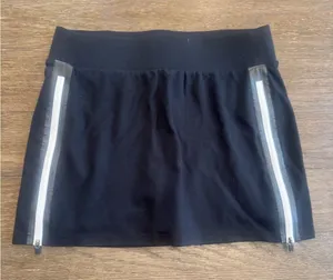 Fabletics Black Skort with Zipper Accents size medium short thumbnail 1