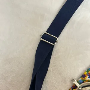Blue and Yellow Mosaic Backpack with Adjustable Strap thumbnail 10