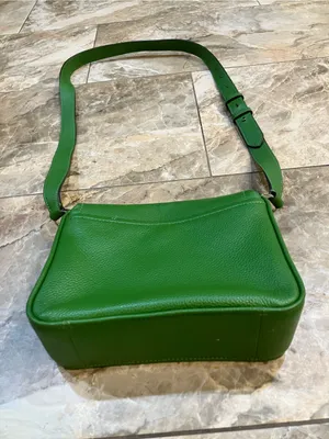 Kate Spade New York Run Around Green Pebbled Leather Crossbody Bag thumbnail 5
