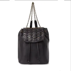 Frye Jade Studded Leather Backpack, ADJUSTABLE Chain/Leather Strap,‎ Black, NWT thumbnail 2