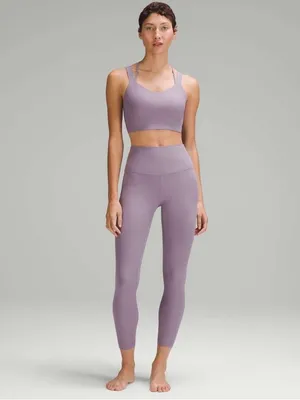 Lululemon Align Ribbed High-Rise Pant 25" | Size: 10 | Purple Ash thumbnail 3