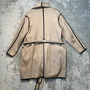 White + Warren Shawl Collar Sweater Coat‎ Large Modern Timeless Chic Effortless thumbnail 4