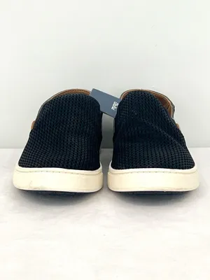 NWT OluKai Pehuea Black Mesh and Leather Drop-In Heel Slip On Sneakers Women's 7 thumbnail 2