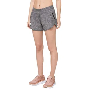 Lululemon Tracker Low-Rise Short 4" *Heather Lux Multi Black thumbnail 7