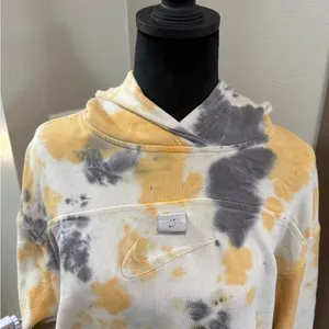 Nike NSW Tie Dye Acid Wash Pullover Hoodie Sweatshirt Women's M Loose Fit DO6213 thumbnail 3