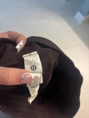 Lululemon size 2 dance studio brown pants thumbnail 5