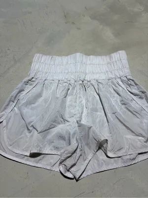 Free people FP movement Lightweight White Women's Elastic-Waist Shorts large thumbnail 2