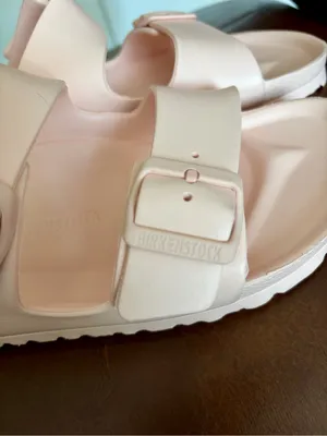 Birkenstock Women's EVA Arizona Sandals Rose light Pink Size 41 US 10 Waterproof thumbnail 7