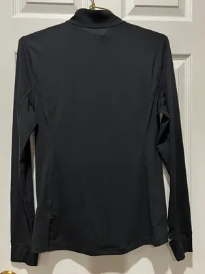 Paradox Women's Black Merino Blend Top Size Medium Long Sleeve With Thumbholes thumbnail 5