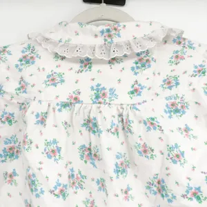 The Vermont Country Store Womens Floral Cotton Cottagecore‎ Flannel Nightgown M thumbnail 6