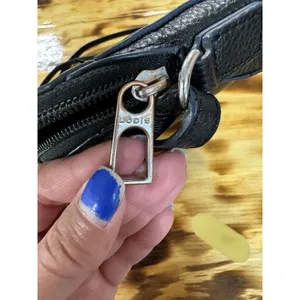 LODIS Black Women Leather, Lined, Crossbody Handbag‎ Shoulder Strap Designer thumbnail 12