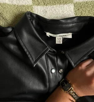 12th Tribe Leather Shacket thumbnail 5
