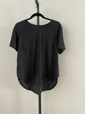 Lululemon UVP Run Short Sleeve Black thumbnail 3