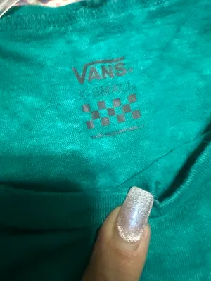 Vans Blue Green Short Sleeve Tshirt thumbnail 3
