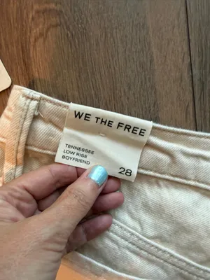 Free People Tennessee Low Rise Illusion Jeans- Dragonfly- size 28 thumbnail 10