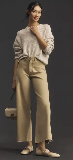 Maeve Coletta High-Rise Crop Wide-Leg Jeans Size‎ 28 thumbnail 1