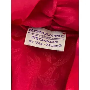 5/$25 Vintage‎ Val Mode Robe Women's Small Lingerie Romantic Moods Floral Lace thumbnail 4