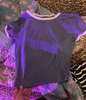 Hollister Blue Baby Tee thumbnail 1