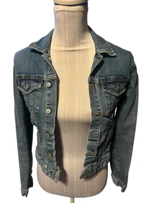 ZARA Denim Jean Jacket Size 5 Juniors thumbnail 1