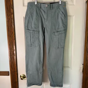 Democracy Cargo Pants‎ AB Tech Utility Stretch Green Size 10 thumbnail 8