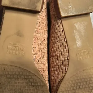 Stuart Weitzman Tan Candy Cork Flat Shoes(6.5M) thumbnail 6