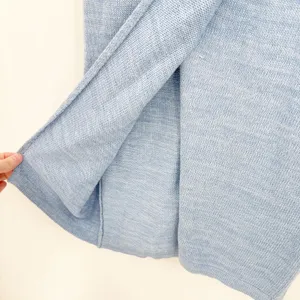 L*Space Womens Blue Siren Ruched High Slit Cotton Knit Midi Skirt Size S‎ thumbnail 5