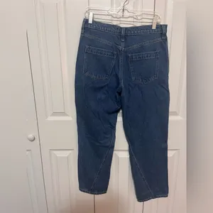 Banana Republic High-Rise Barrel Leg Jean Size 28/6 thumbnail 3