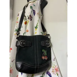 Coach Black Jacquard Fabric Signature Crossbody thumbnail 13