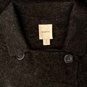Anthropologie MAEVE Double Breasted Merino‎ Wool Long Cardigan Sweater Medium thumbnail 11