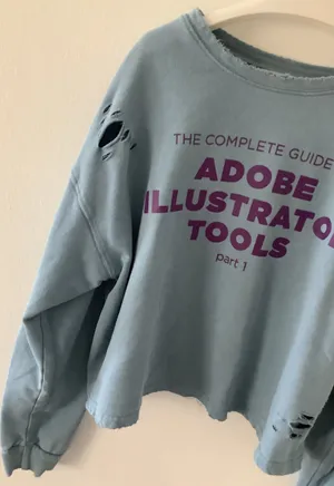 Boho Sweatshirt Blue Size M thumbnail 2