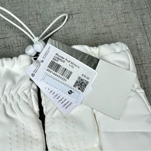 Lululemon Wunder Puff Down Mittens White Unisex Large XL NWT thumbnail 5