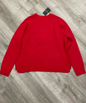 Ralph Lauren Red Crewneck Sweater thumbnail 5