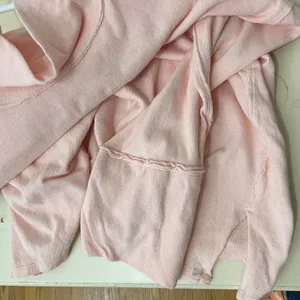 We The Free XS Oversized Comfy Minimalist Pink‎ Tunic Mock Neck Cotton Shirt Top thumbnail 5