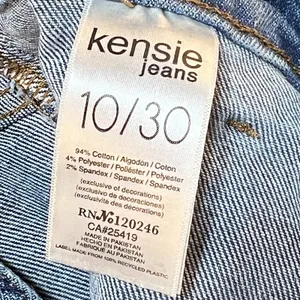 Kensie Vintage Luxe High Rise Flare Savannah Jeans Blue Denim Womens Size 10/30 thumbnail 3