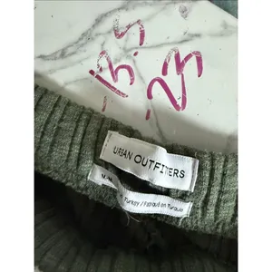 Urban Outfitters Women’s Medium Green Pull on Ribbed Pants thumbnail 4