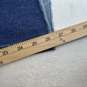 Vervet Plus 18 Jeans High Rise Raw Step Hem Crop Kick Flare Medium Wash‎ Stretch thumbnail 15