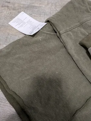 Hard Tail Olive Green Washed Sweater Size M thumbnail 6